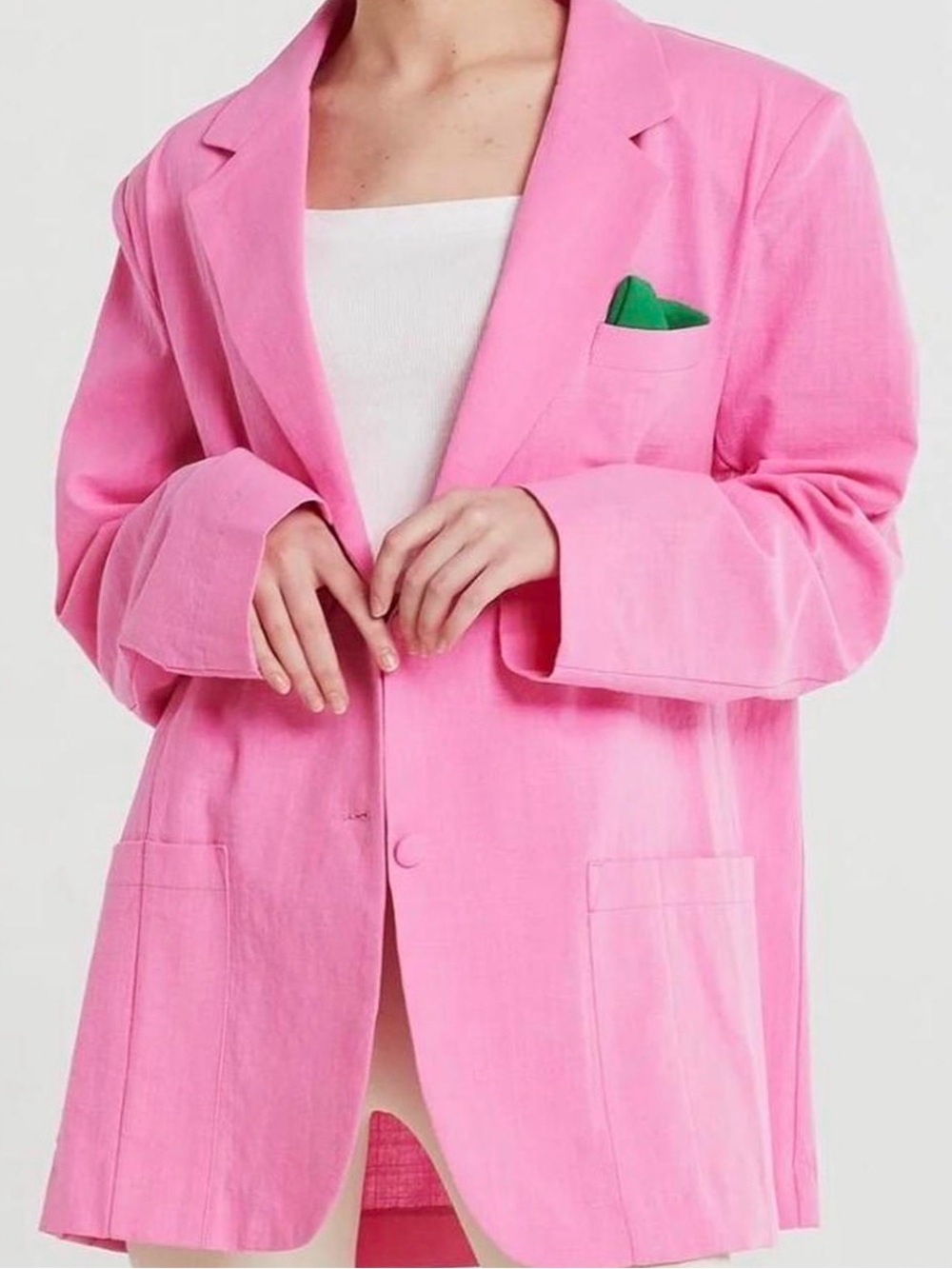 Storets Pink Oversized Blazer